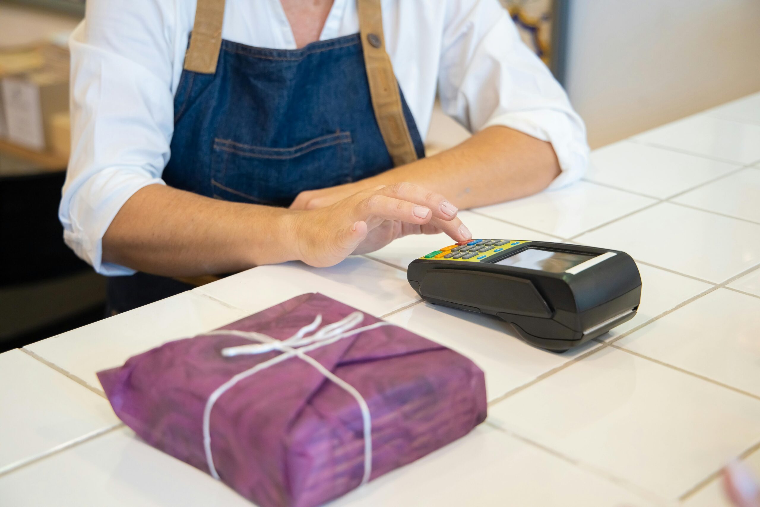 countertop card machine